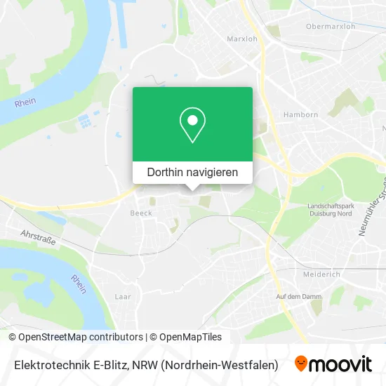 Elektrotechnik E-Blitz Karte