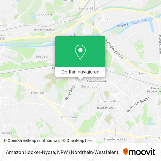 Amazon Locker-Nyota Karte