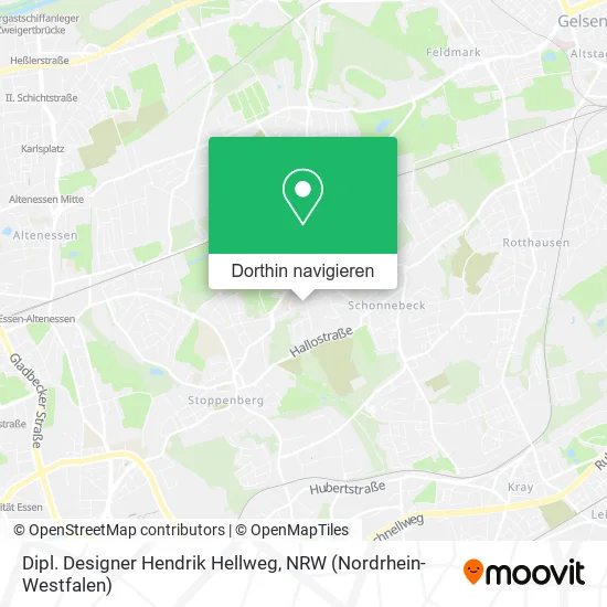 Dipl. Designer Hendrik Hellweg Karte