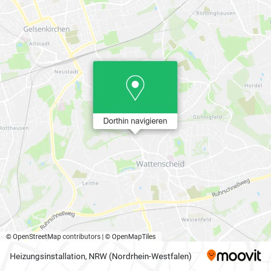 Heizungsinstallation Karte