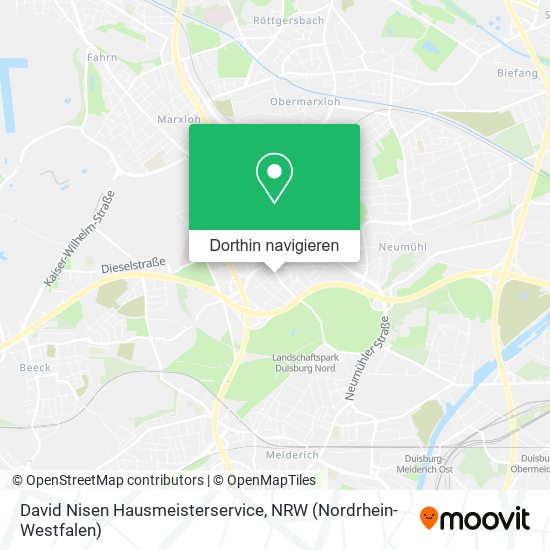 David Nisen Hausmeisterservice Karte