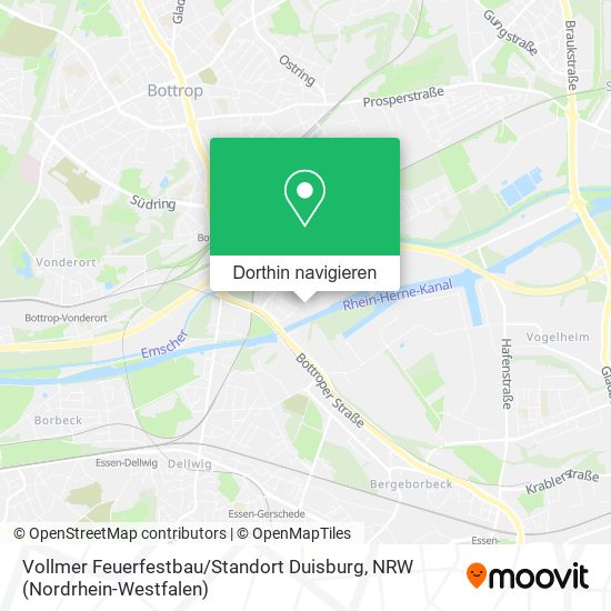 Vollmer Feuerfestbau / Standort Duisburg Karte