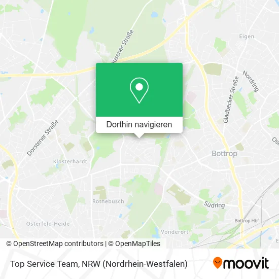 Top Service Team Karte