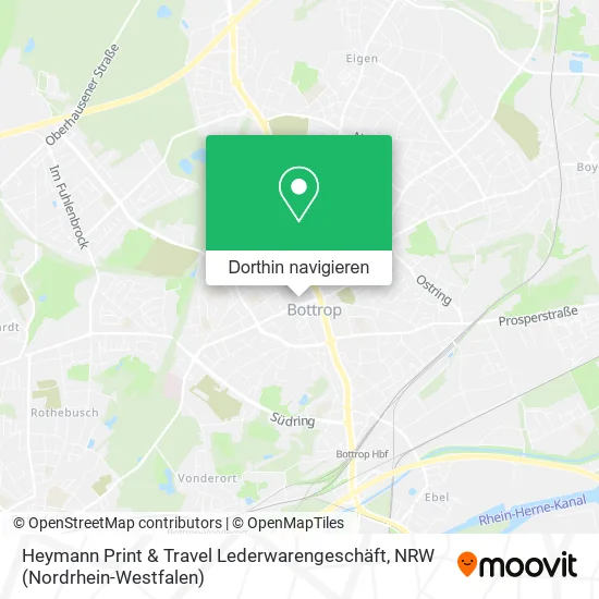 Heymann Print & Travel Lederwarengeschäft Karte