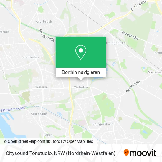 Citysound Tonstudio Karte