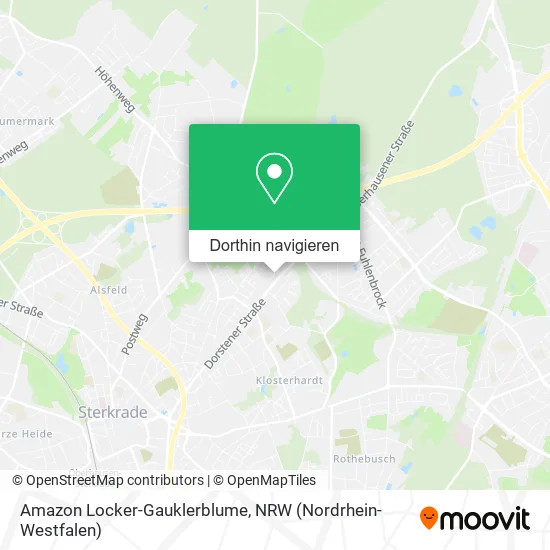 Amazon Locker-Gauklerblume Karte