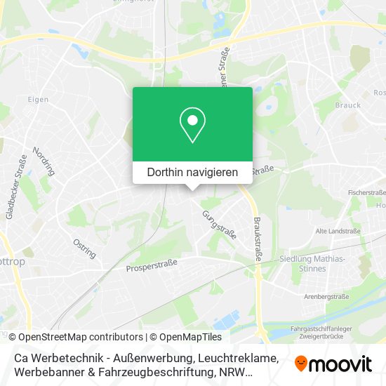 Ca Werbetechnik - Außenwerbung, Leuchtreklame, Werbebanner & Fahrzeugbeschriftung Karte