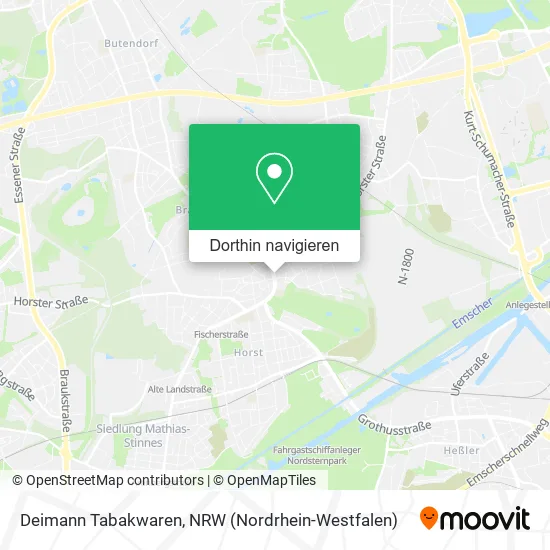 Deimann Tabakwaren Karte