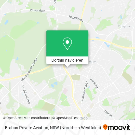 Brabus Private Aviation Karte