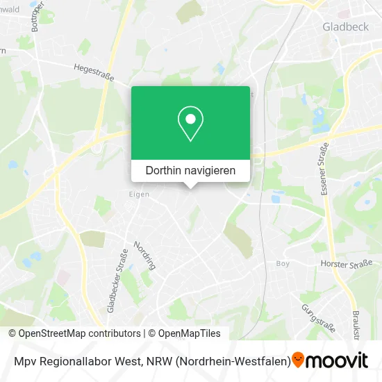 Mpv Regionallabor West Karte