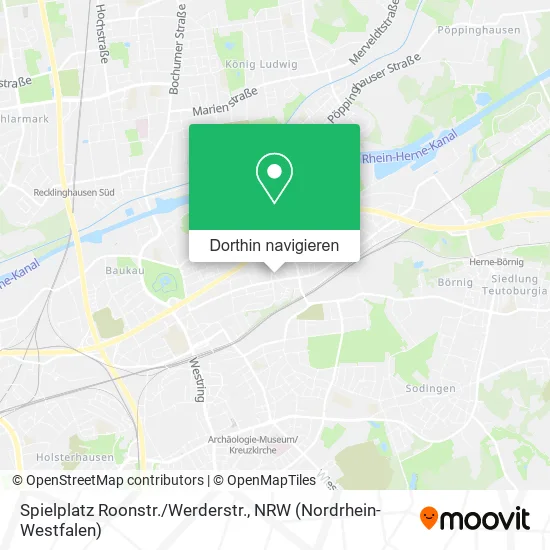 Spielplatz Roonstr./Werderstr. Karte