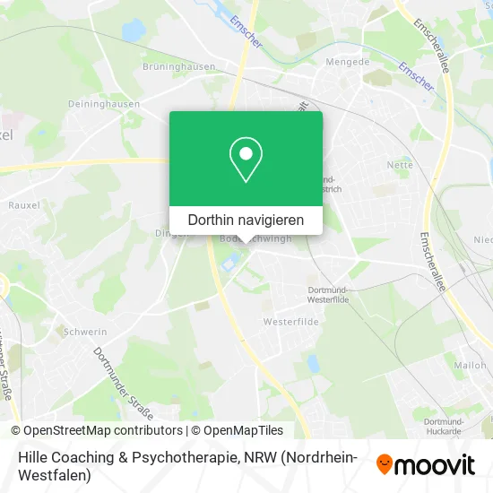 Hille Coaching & Psychotherapie Karte