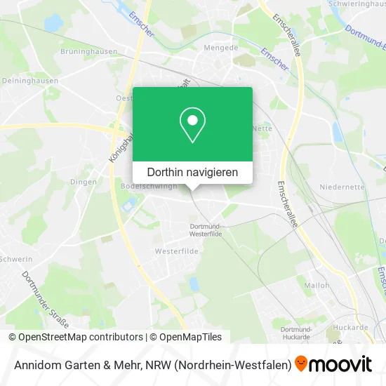 Annidom Garten & Mehr Karte