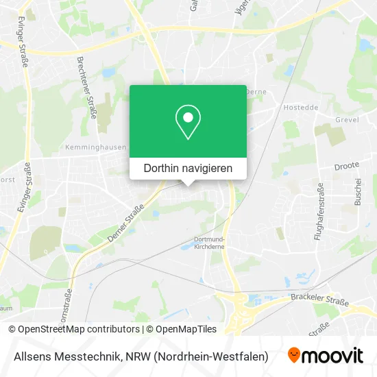 Allsens Messtechnik Karte