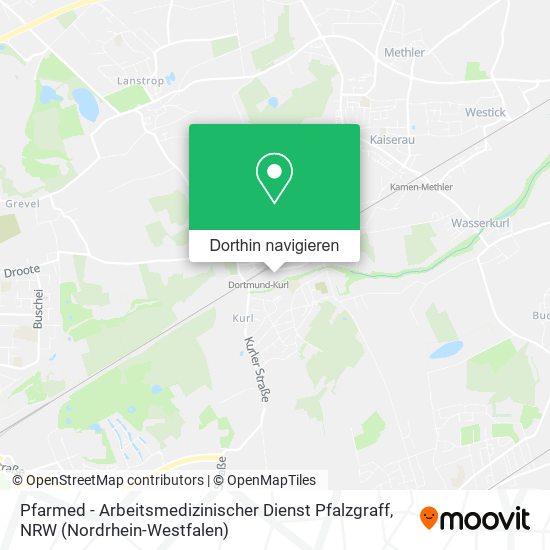 Pfarmed - Arbeitsmedizinischer Dienst Pfalzgraff Karte