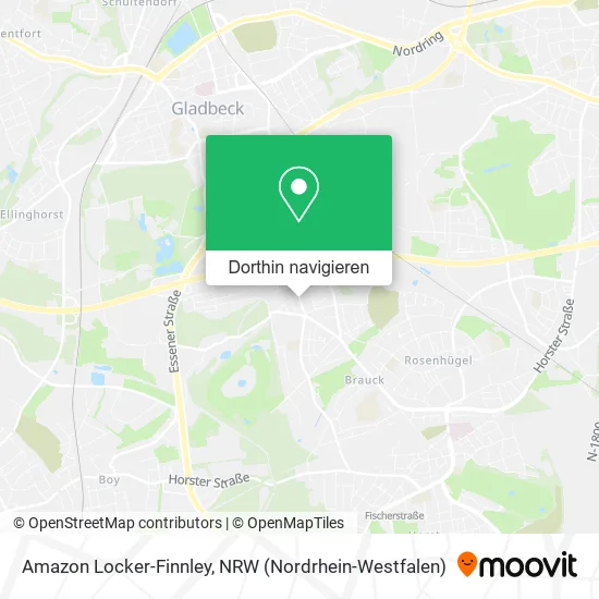 Amazon Locker-Finnley Karte