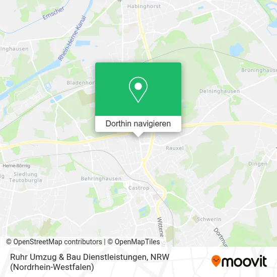 Ruhr Umzug & Bau Dienstleistungen Karte