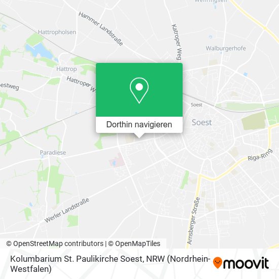 Kolumbarium St. Paulikirche Soest Karte