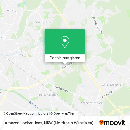 Amazon Locker-Jens Karte