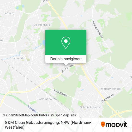 G&M Clean Gebäudereinigung Karte