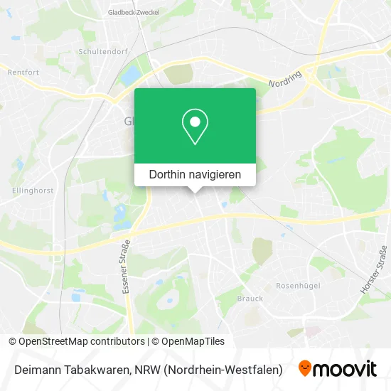 Deimann Tabakwaren Karte