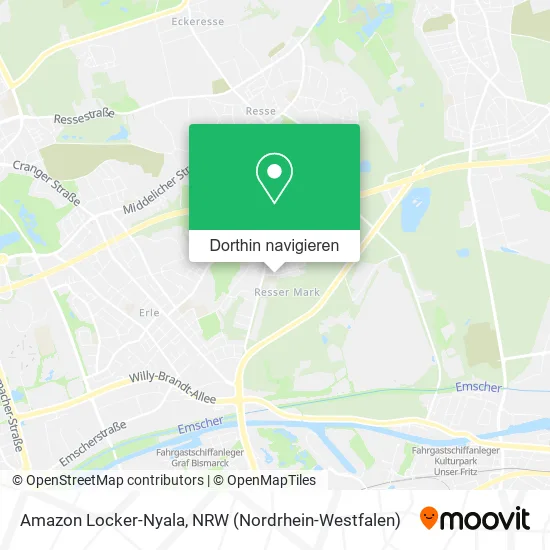 Amazon Locker-Nyala Karte