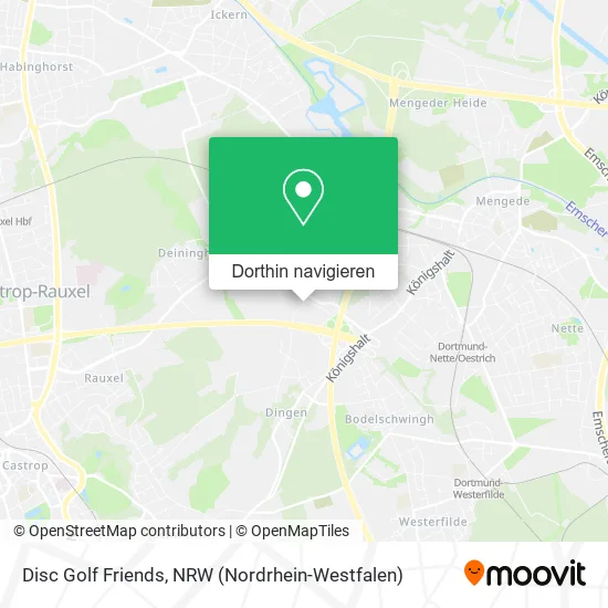 Disc Golf Friends Karte