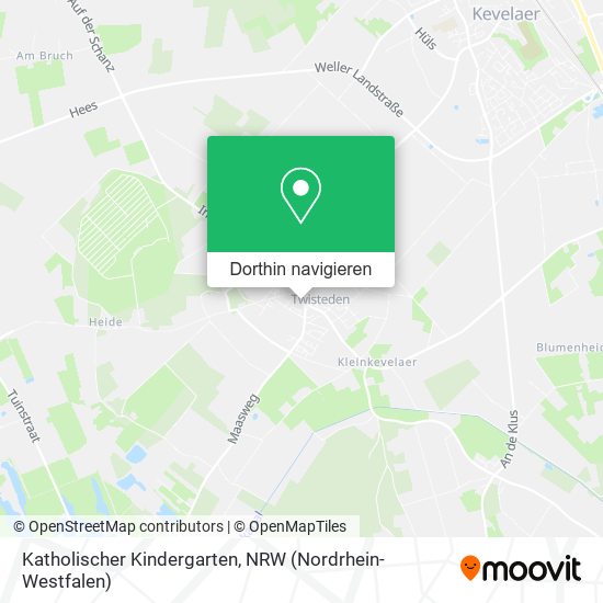 Katholischer Kindergarten Karte