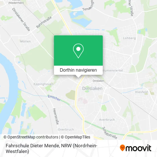 Fahrschule Dieter Mende Karte