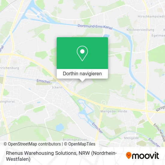 Rhenus Warehousing Solutions Karte