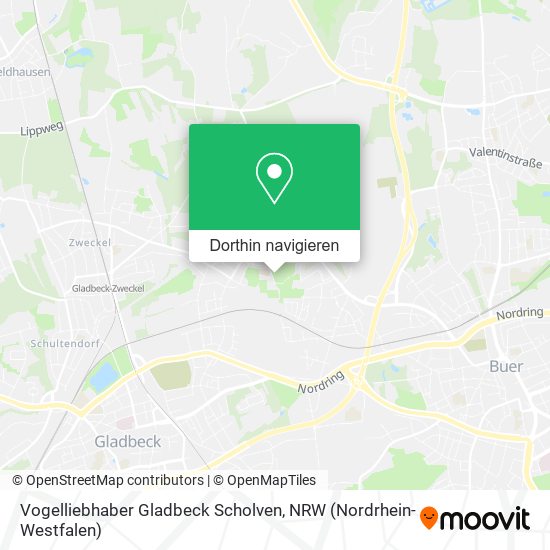 Vogelliebhaber Gladbeck Scholven Karte