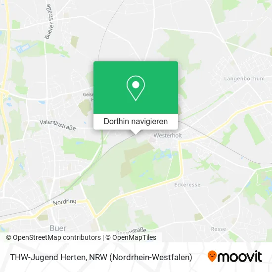 THW-Jugend Herten Karte