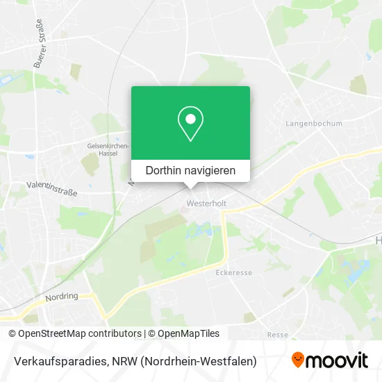 Verkaufsparadies Karte