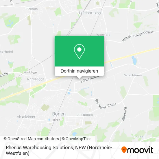 Rhenus Warehousing Solutions Karte