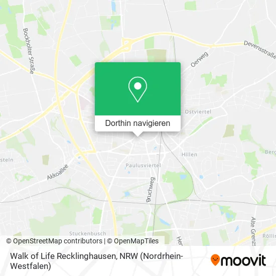 Walk of Life Recklinghausen Karte