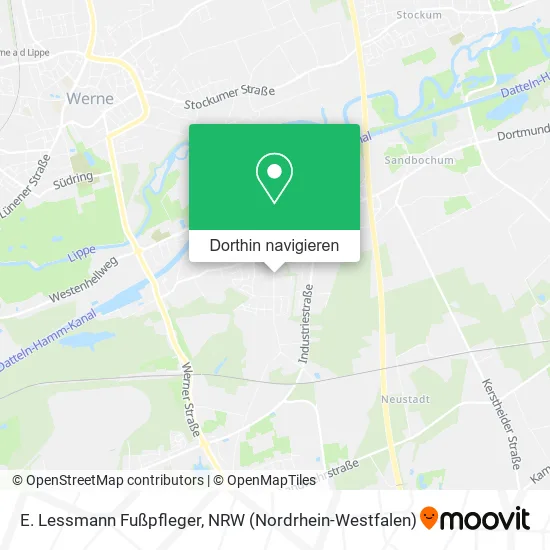 E. Lessmann Fußpfleger Karte