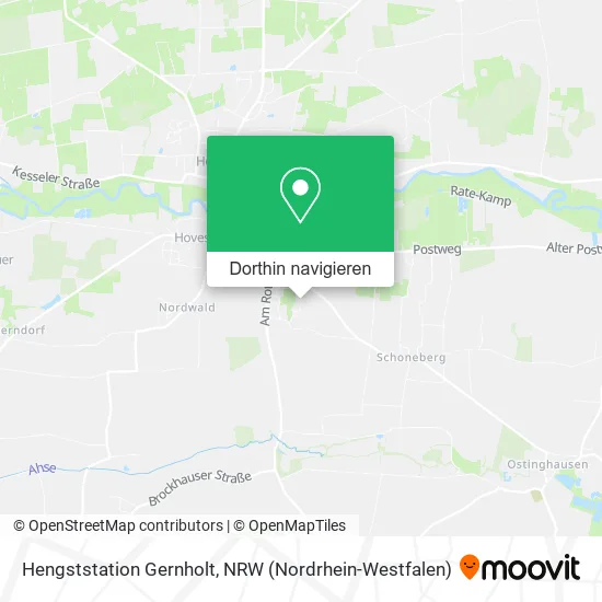 Hengststation Gernholt Karte