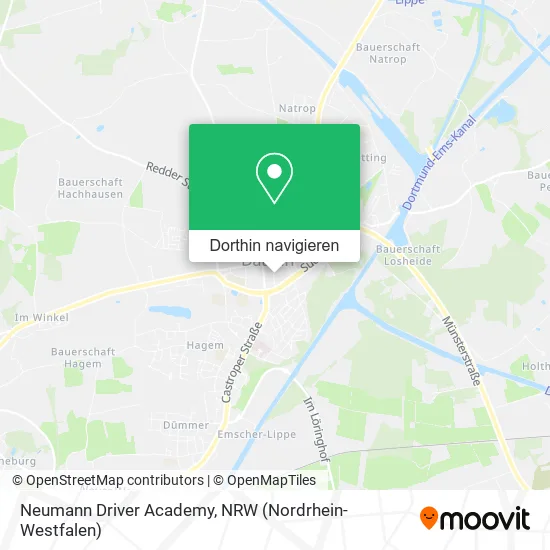 Neumann Driver Academy Karte