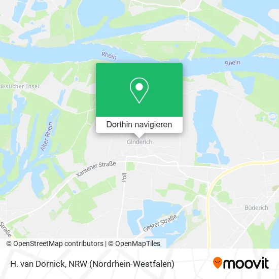 H. van Dornick Karte