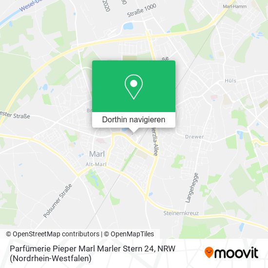 Parfümerie Pieper Marl Marler Stern 24 Karte