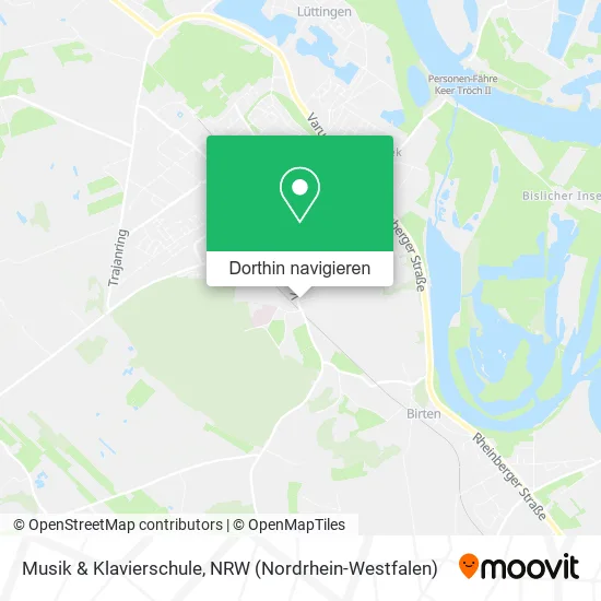 Musik & Klavierschule Karte