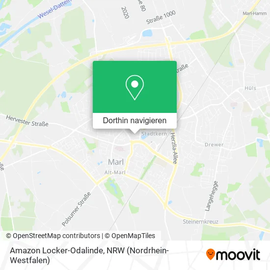 Amazon Locker-Odalinde Karte