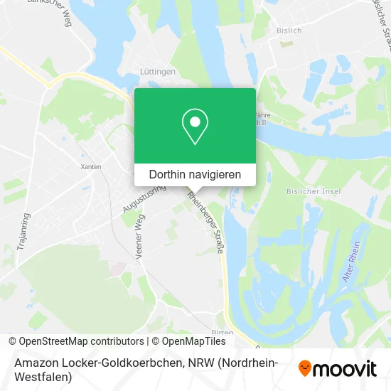 Amazon Locker-Goldkoerbchen Karte