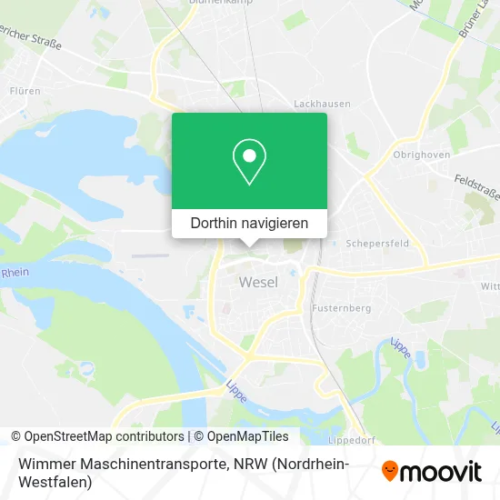 Wimmer Maschinentransporte Karte