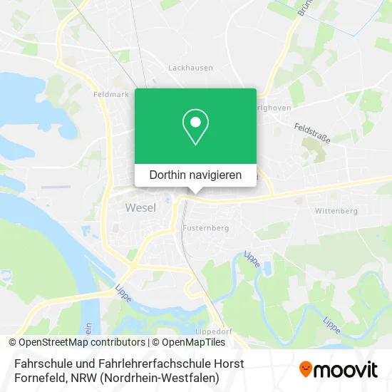 Fahrschule und Fahrlehrerfachschule Horst Fornefeld Karte
