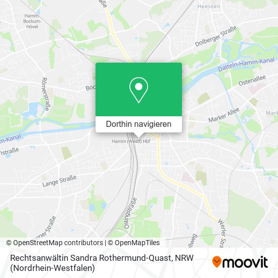 Rechtsanwältin Sandra Rothermund-Quast Karte