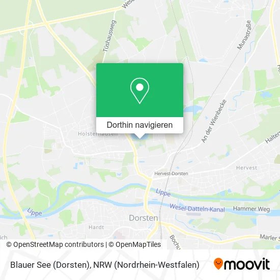 Blauer See (Dorsten) Karte