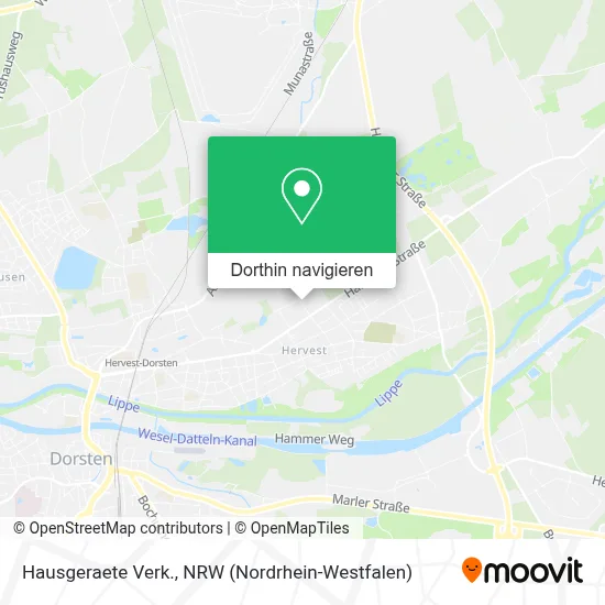 Hausgeraete Verk. Karte