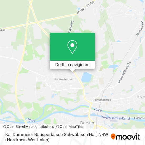 Kai Dammeier Bausparkasse Schwäbisch Hall Karte