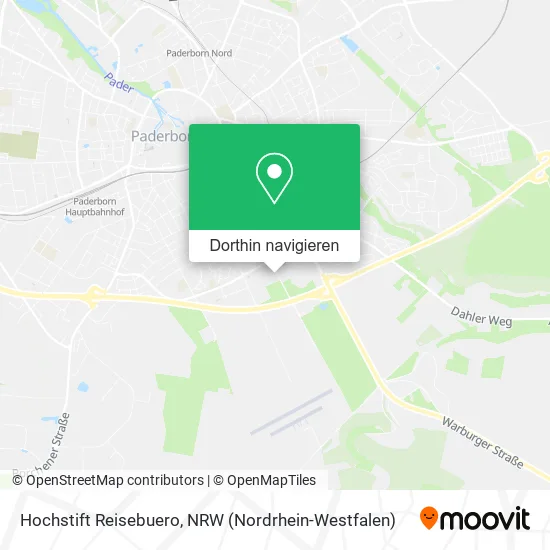 Hochstift Reisebuero Karte